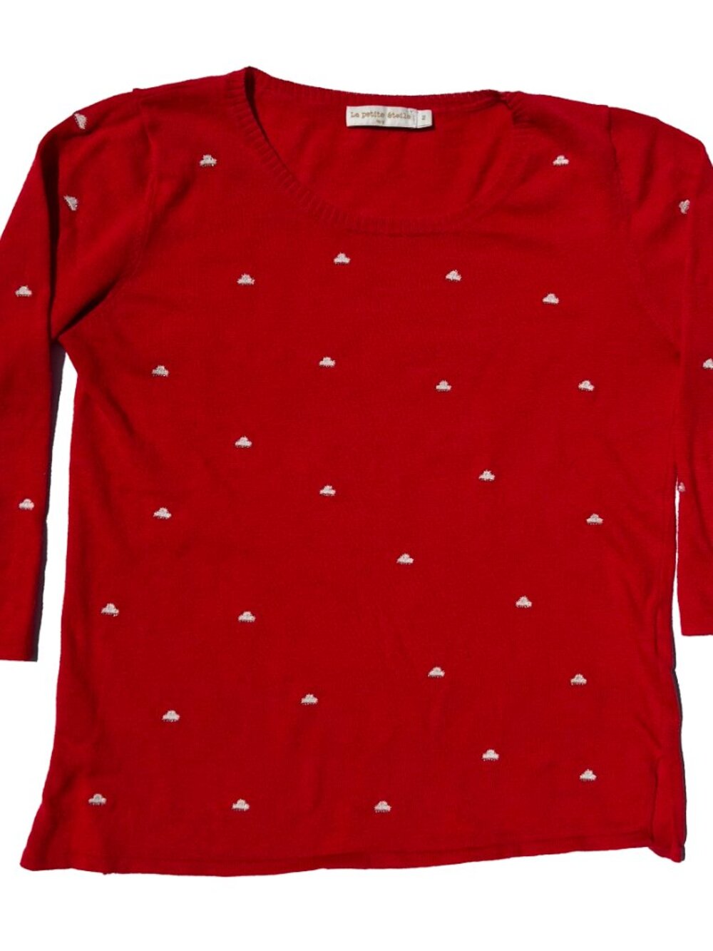 La Petite Étoile Red Sweater – Size 2